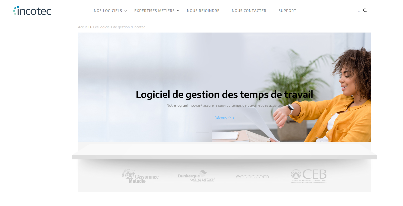 Nouveau site web